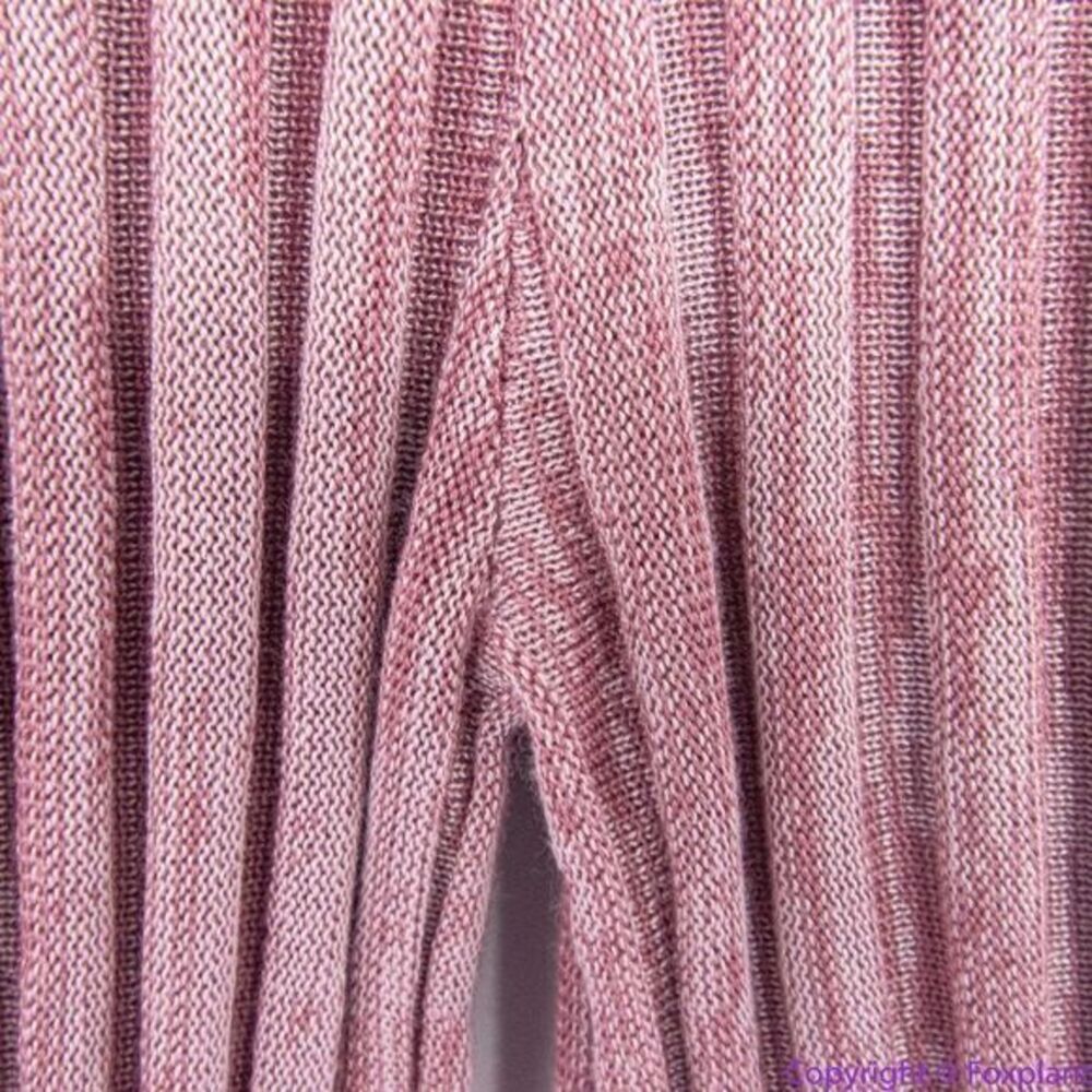 NEW Free People Pink Long Sleeve Knit Flare Pleated Lady Luck Jumpsuit, size S - Picture 7 of 16
